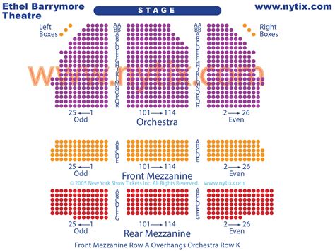 box office hours ethel barrymore theater|barrymore theater seating chart.